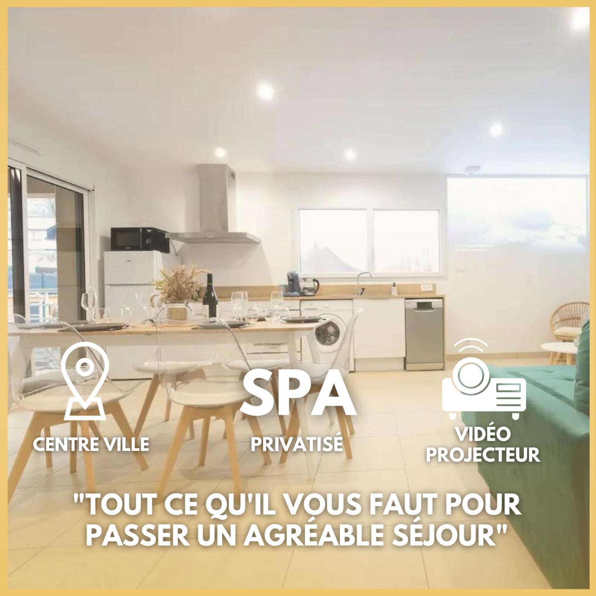 Appart Hotel La Gacilly-Centre Ville-Spa-Parking 外观 照片